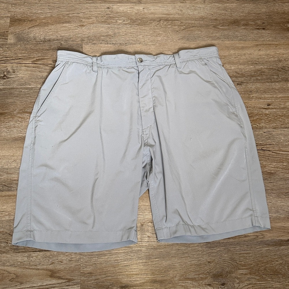 FootJoy Mens Golf Shorts Gray Performance Stretch Flat Front W36 0802